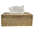 Rattan Tissue Box Holder Rectangle