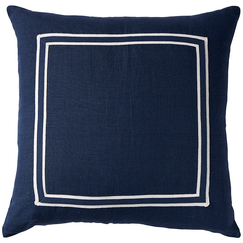 Linen Newport Navy Cushion