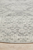 Avery Rug Silver Round