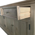 Parkhurst Four Drawers Sideboard Weathered Oak