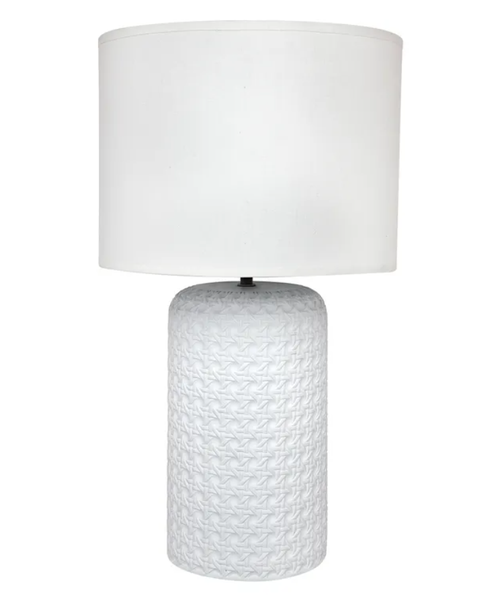 Patronga Table Lamp White