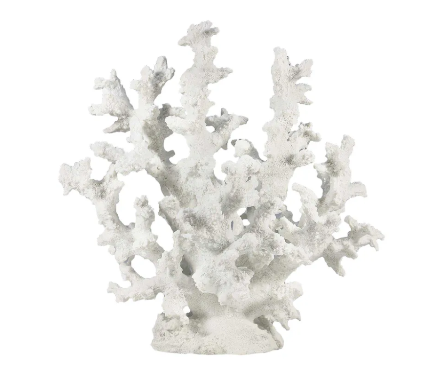 Reef Coral Sculpture White
