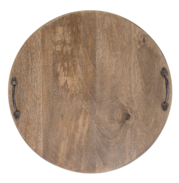 Rounded Mango Wood Serving Board