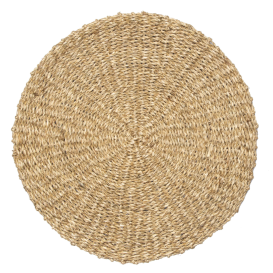 Natural Seagrass Placemat 35cm