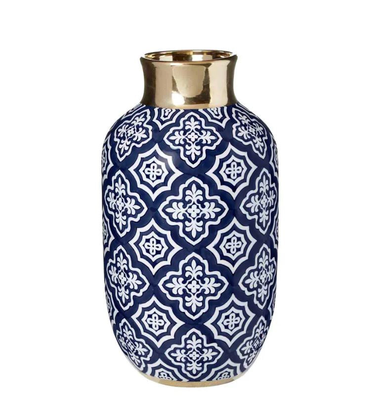 Tangier Bottle Neck Vase Midnight