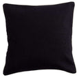 Basic Black Cushion with White Piping 50cm