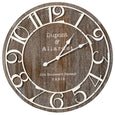 Boulevard Wooden Wall Clock 68cm