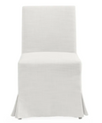 Brighton Slip Cover Dining Chair White Linen