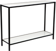 Cocktail Console Table White