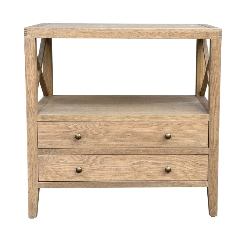 Daphne Side Table Weathered Oak