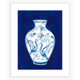 Indigo Porcelain Vase Print #02