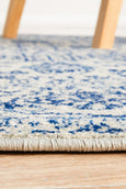 Eve Blue Rug Round