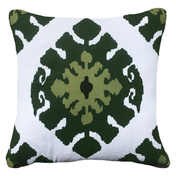 Inner Ikat Emerald Cushion 55cm