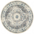 Harley White Rug Round