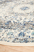Harley White Rug Round