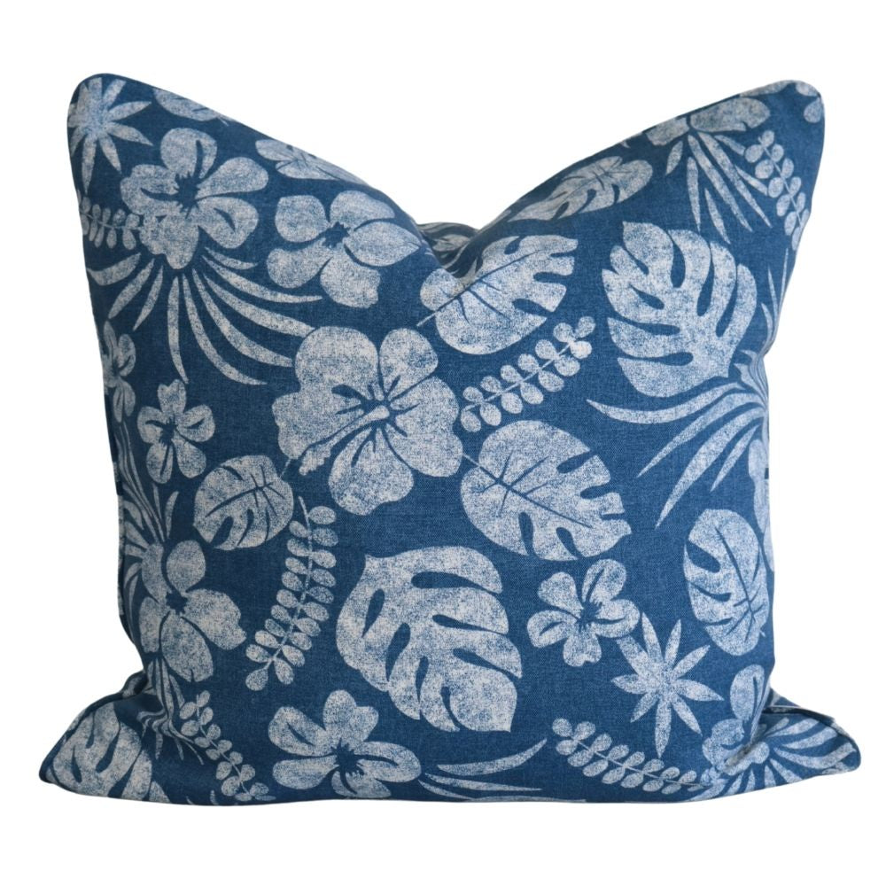 Outdoor Hibiscus Cushion Cover Only 50cm