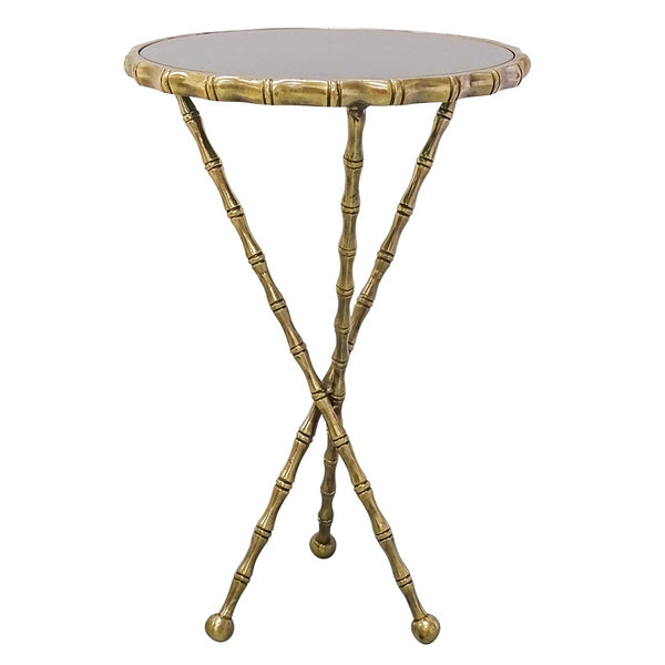 Kyrie Side Table Antique Gold