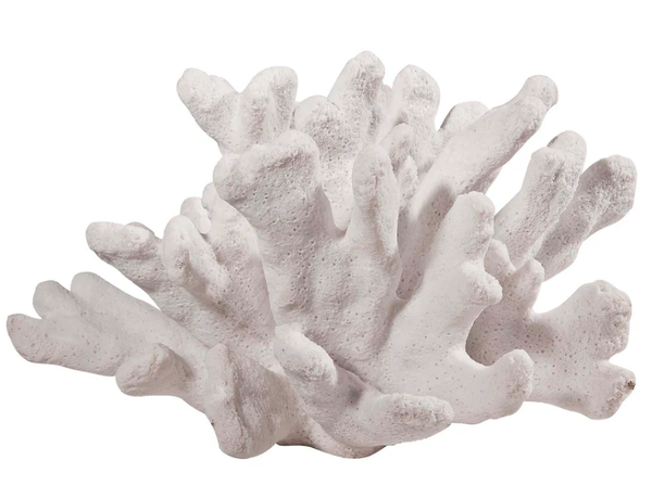 Island Coral Sculpture White
