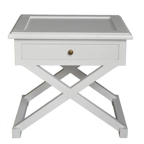 Levi Side Table White