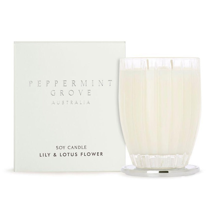 Peppermint Grove Lily & Lotus Flower Candle 350g