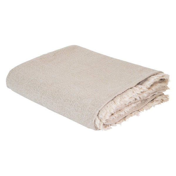 Elora Linen Throw Natural Medium