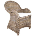Long Island Wicker Chair with Cushion