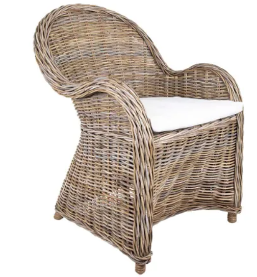Long Island Wicker Chair with Cushion