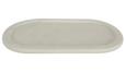 White Marble Rounded Tray Small