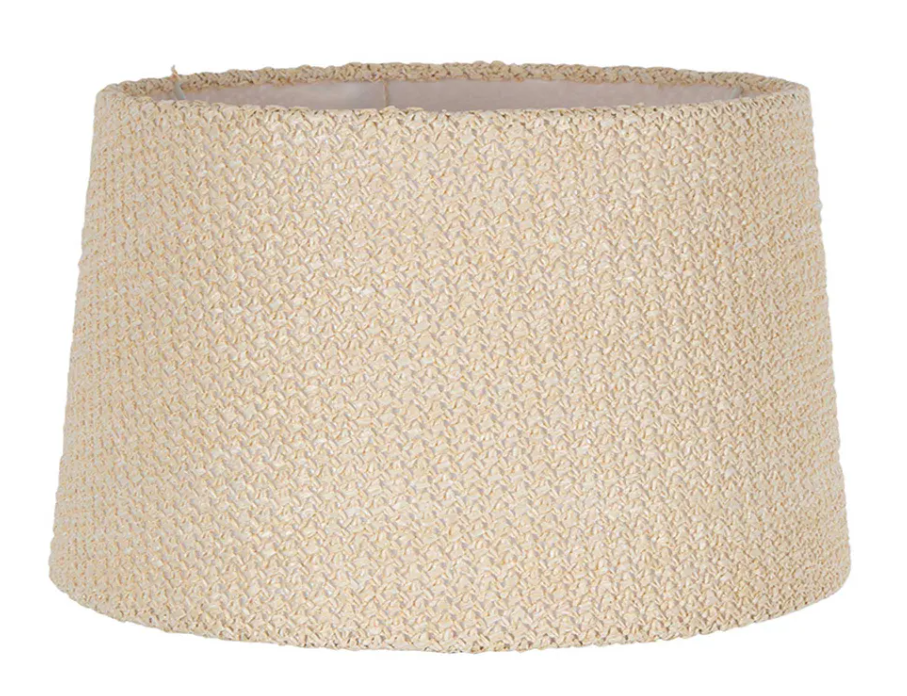 Paper Weave Taper Lamp Shade Ivory
