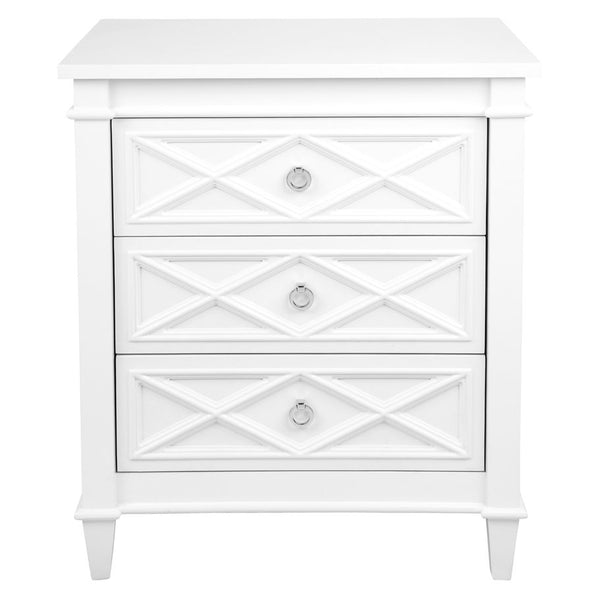 Plantation Bedside Large White