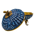Seashell Trinket Box Marine Blue