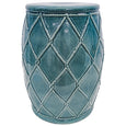 Airlie Sea Blue Ceramic Stool